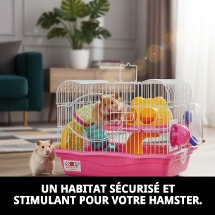 Cage H. Cathy Playland pour hamster : un foyer sûr et amusant. 2