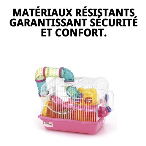 Cage H. Cathy Playland pour hamster : un foyer sûr et amusant.