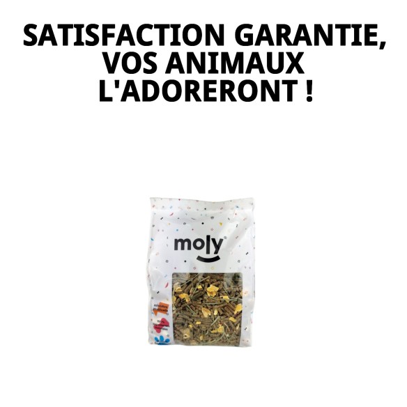 Aliment nutritif pour lapins et cobayes Moly 800g