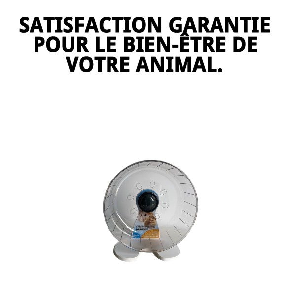 Roulette pour Hamster avec Support - Amusement Garanti 25x13 cm