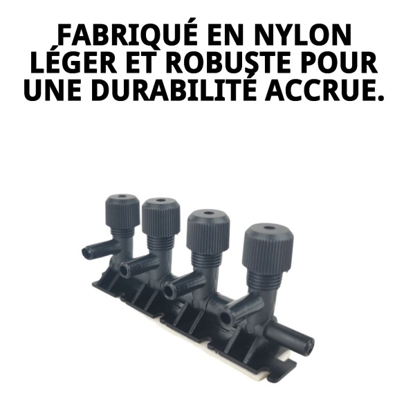 Clé en nylon extra 4 sorties pour animaux de compagnie - Résistante et pratique