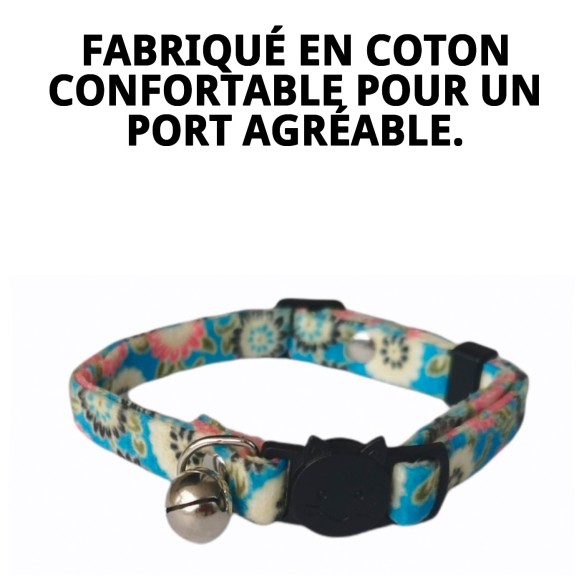 Collier pour Chat Spring Urban - Design avec Clochette Élégant