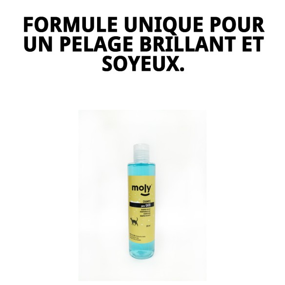 Shampooing Désodorisant pour Chats 250ml - Douceur et Brillance