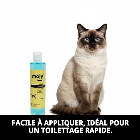 Shampooing Désodorisant pour Chats 250ml - Douceur et Brillance