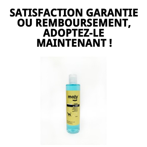 Shampooing Désodorisant pour Chats 250ml - Douceur et Brillance