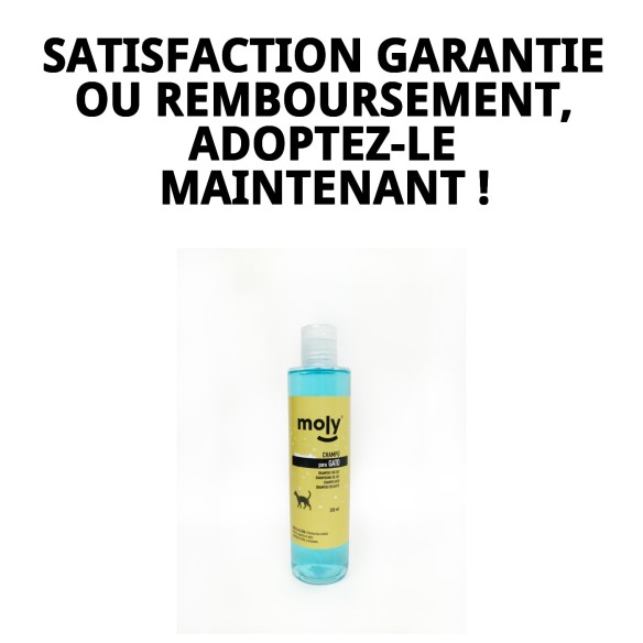 Shampooing Désodorisant pour Chats 250ml - Douceur et Brillance