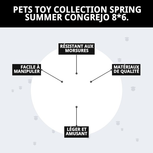 Jouet Crabe pour Chiens - Collection Printemps Été