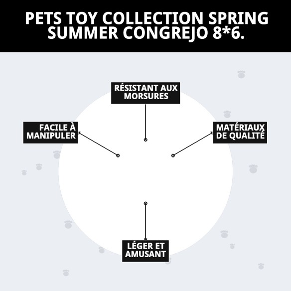 Jouet Crabe pour Chiens - Collection Printemps Été