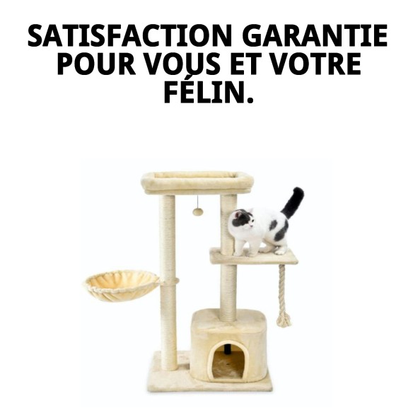 Griffoir pour chat Arbre interactif High Design 121 cm