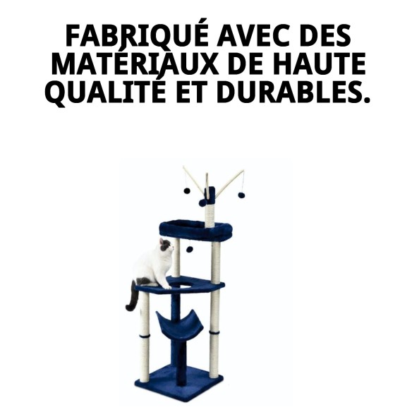 Griffoir pour chat Habana 135x49.49 - Confort et Style