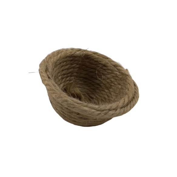 Nid en Jute 9 cm pour Animaux de Compagnie - Confort Naturel
