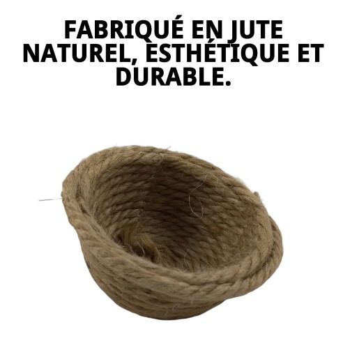 Nid en Jute 9 cm pour Animaux de Compagnie - Confort Naturel