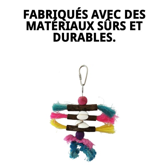 Jouets interactifs pour oiseaux - Amusement garanti