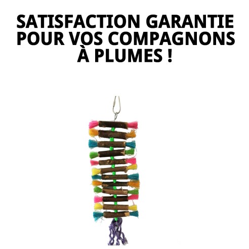 Jouet interactif Tronquitos couleurs pour oiseaux 28x1