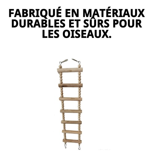 Jouet Interactif Échelle Passerelle pour Oiseaux