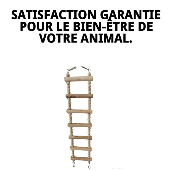 Jouet Interactif Échelle Passerelle pour Oiseaux