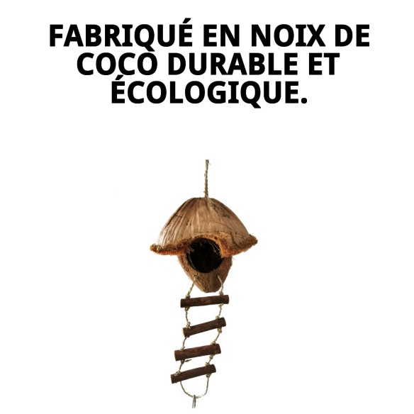 Jouet interactif Maison Coco pour oiseaux - Amusement garanti