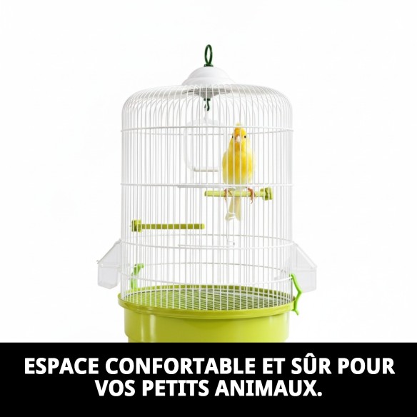 Cage Ronde 29x54 cm : Confort et Style pour Animaux de Compagnie