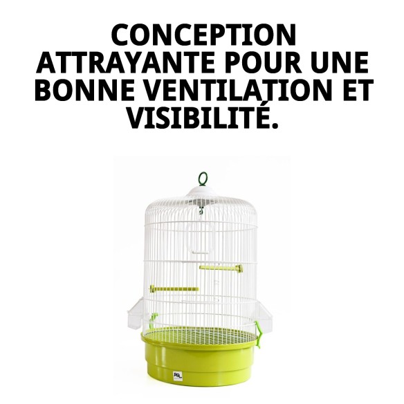 Cage Ronde 29x54 cm : Confort et Style pour Animaux de Compagnie