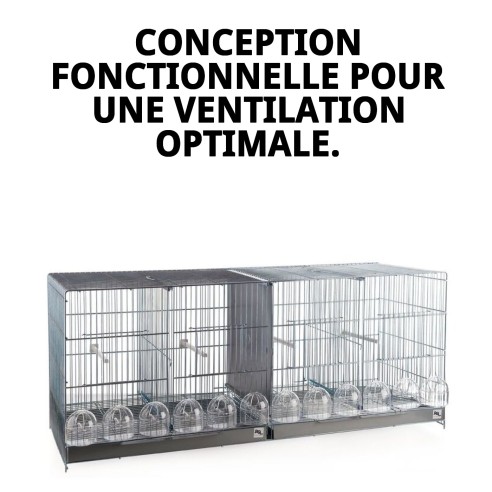 Cage de reproduction 1 mètre : Confort et sécurité pour vos animaux de compagnie.