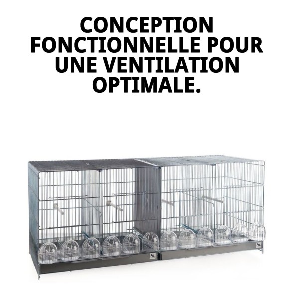 Cage de reproduction 1 mètre : Confort et sécurité pour vos animaux de compagnie.
