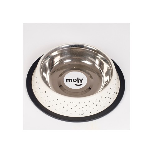 Bol en Acier Inoxydable Moly 16 cm - Antidérapant
