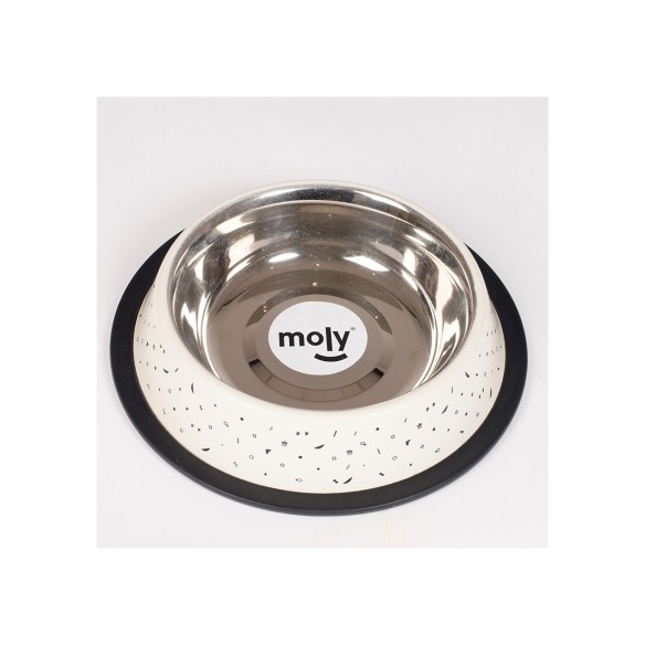Bol en Acier Inoxydable Moly 16 cm - Antidérapant