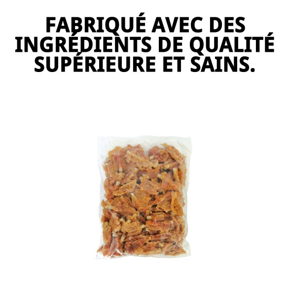 Bâton de Poulet Naturel Déshydraté 1kg pour Chiens