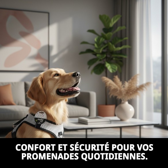 Harnais en nylon New Confort 28-41 cm pour votre animal de compagnie