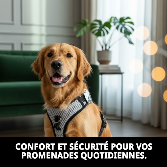 Harnais en nylon New Confort 40-52 cm pour votre animal de compagnie.