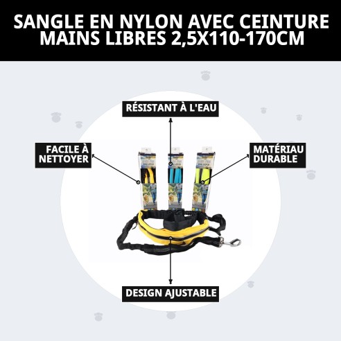 Sangle en Nylon Mains Libres : Liberté et Confort pour Vous