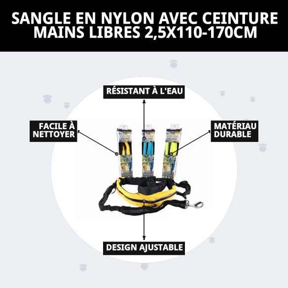 Sangle en Nylon Mains Libres : Liberté et Confort pour Vous