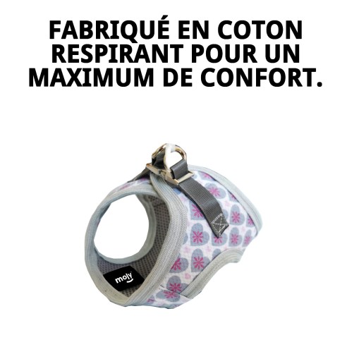 Gilet 3D Cœurs T-XXS : Confort et Style pour Votre Animal de Compagnie