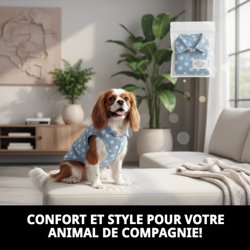 Gilet 3D Topitos T-XXXS : confort et style pour votre animal de compagnie