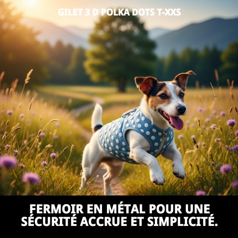 Gilet 3D Topitos T-XXS : Confort et Style pour Animaux de Compagnie