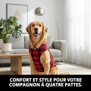 Gilet 3D Écossais T-XXXS : Confort et Style pour Animaux de Compagnie 2