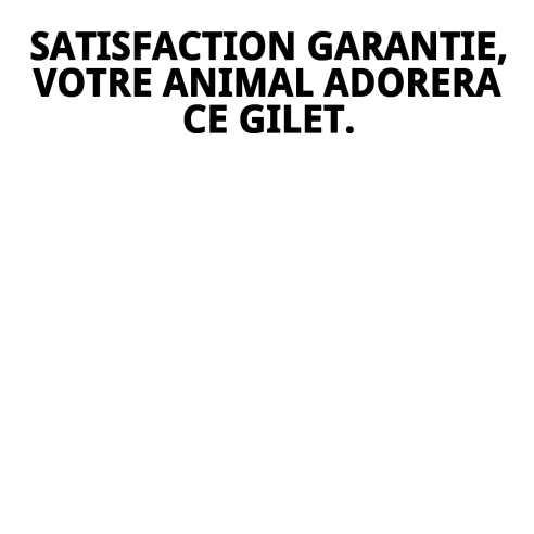 Gilet 3D Mouettes T-XXS : Confort et Style pour votre Animal de Compagnie