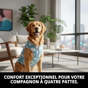 Gilet 3D Nuages T-XXXS : Confort et Style pour votre Animal de Compagnie 2