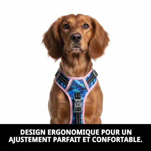 Harna rembourré Oxford Taille S : Confort et style pour votre animal de compagnie