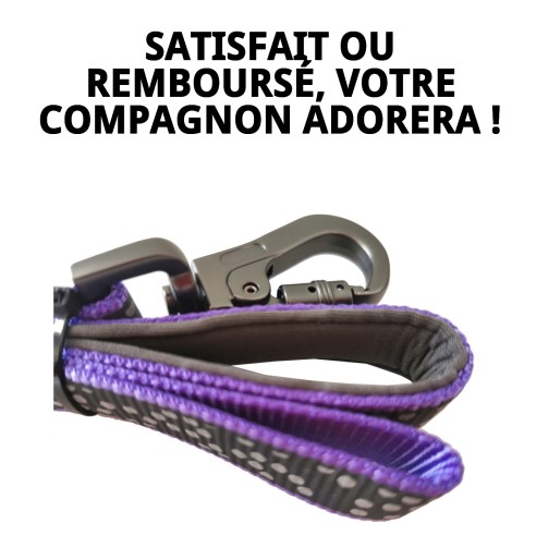 Ramal en nylon néoprène réfléchissant Burbuja pour des promenades en toute sécurité.