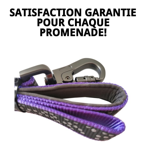 Ramal réfléchissant en nylon néoprène Mod. Bulb pour animaux de compagnie