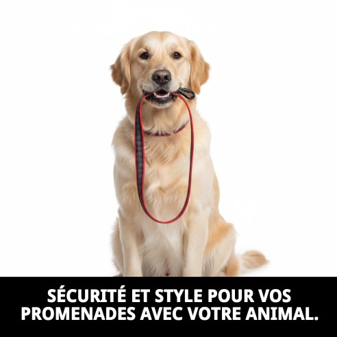 Ramal Moly Néoprène Rainbow Reflect T-L pour Animaux de Compagnie