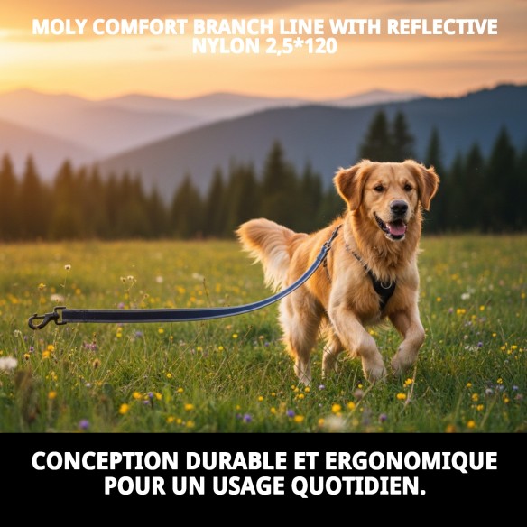 Ramal Moly Confort Réfléchissant 120cm | Sécurité et Style