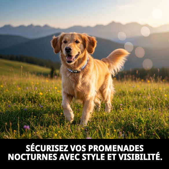 Collier Moly Easy Urban Réfléchissant pour Animaux de Compagnie 1.5*27-41 CM