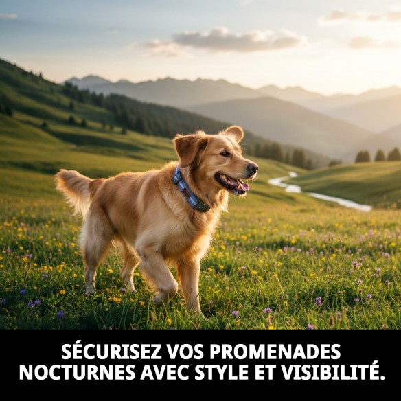 Collier Moly Easy Urban Réfléchissant pour votre animal de compagnie 2,5*43-66 CM