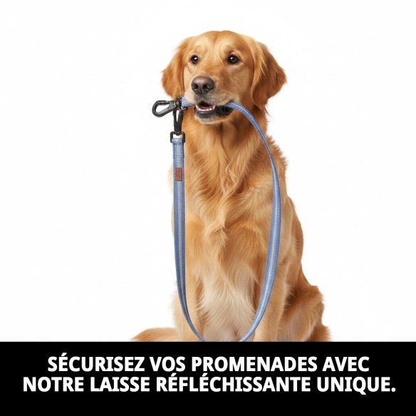 Ramal Moly Easy Urban Réfléchissant 1,5x120 cm pour Animaux de Compagnie