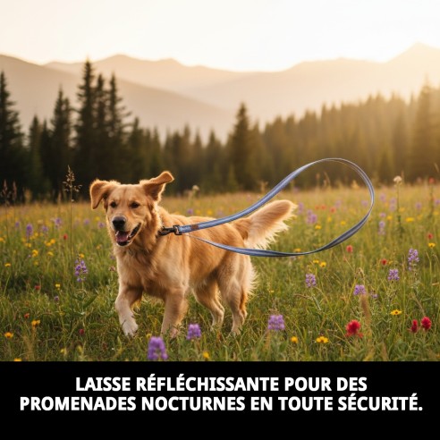 Ramal Moly Easy Urban Réfléchissant 2*120 cm pour Animaux de Compagnie