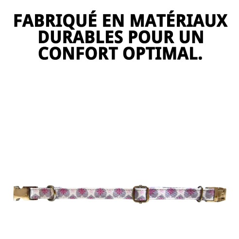 Collier Cœurs T-1 : Style et Confort pour votre Animal de Compagnie