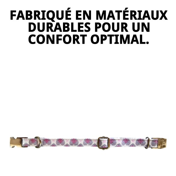 Collier Cœurs T-1 : Style et Confort pour votre Animal de Compagnie