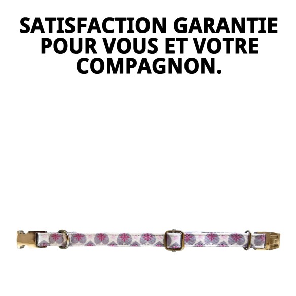 Collier Cœurs T-1 : Style et Confort pour votre Animal de Compagnie